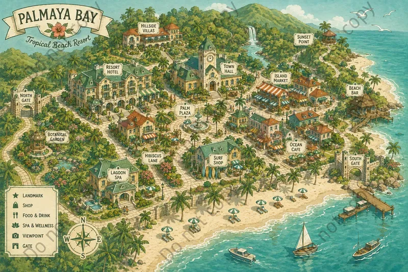 Illustrated City Map Prints