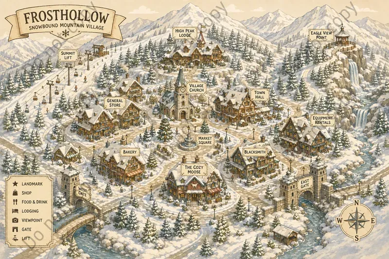 Illustrated City Map Prints