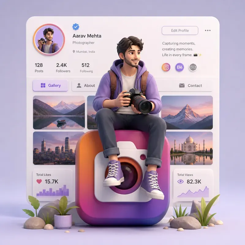 3D Social Character Sets