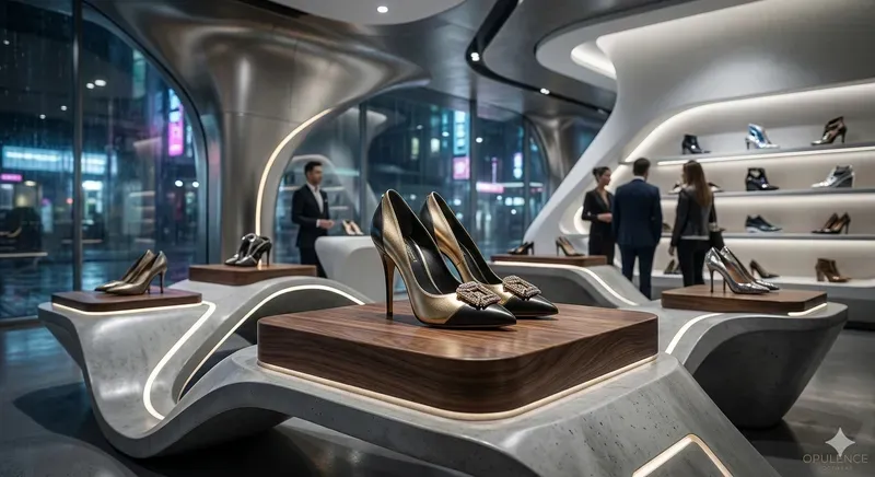 Luxury Shoe Store Commercial Ad Generator
