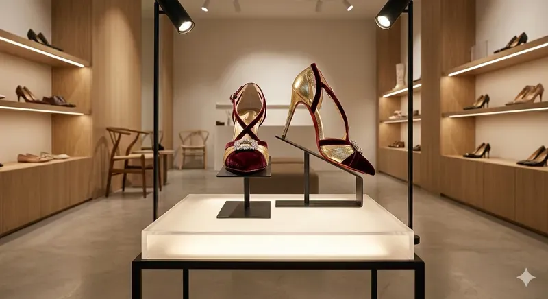 Luxury Shoe Store Commercial Ad Generator
