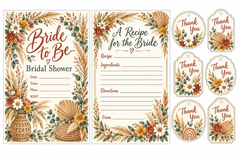 Bridal Shower Invitation Sets