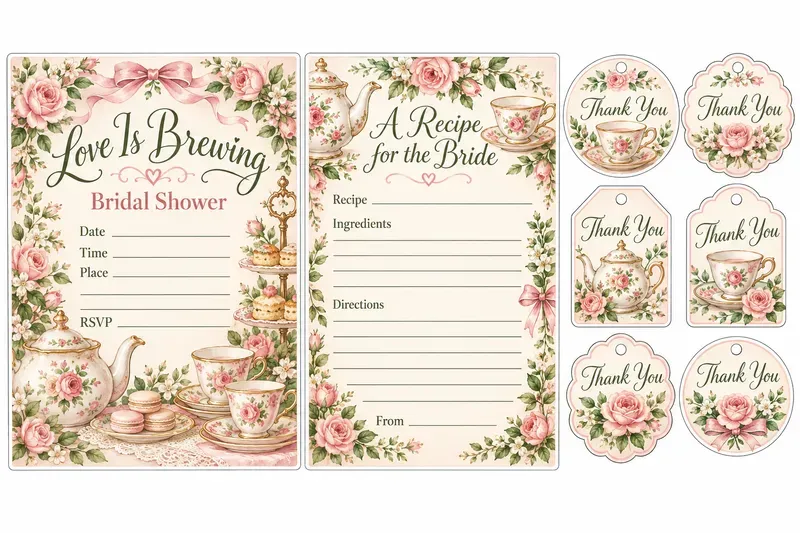 Bridal Shower Invitation Sets