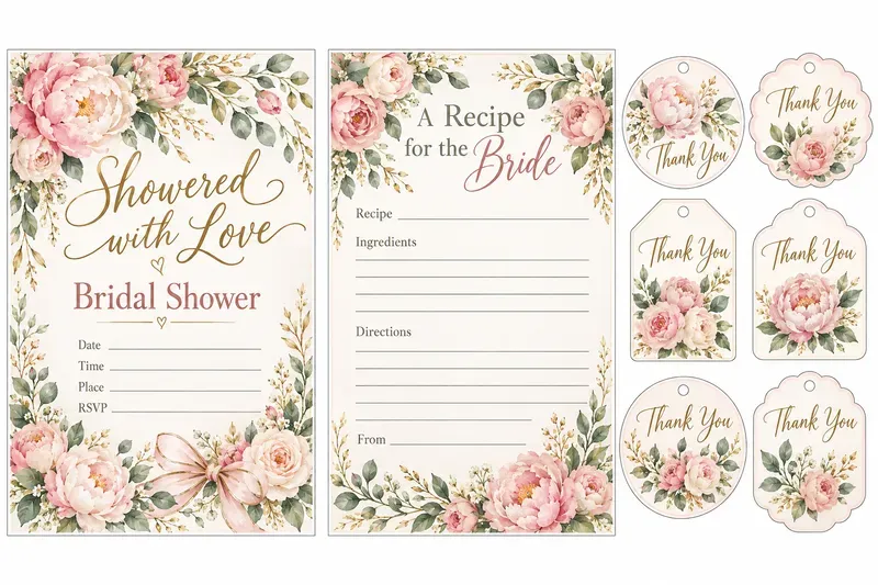 Bridal Shower Invitation Sets