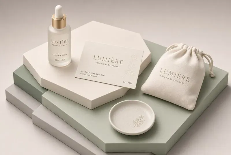 3D Brand Identity Mockup Generator