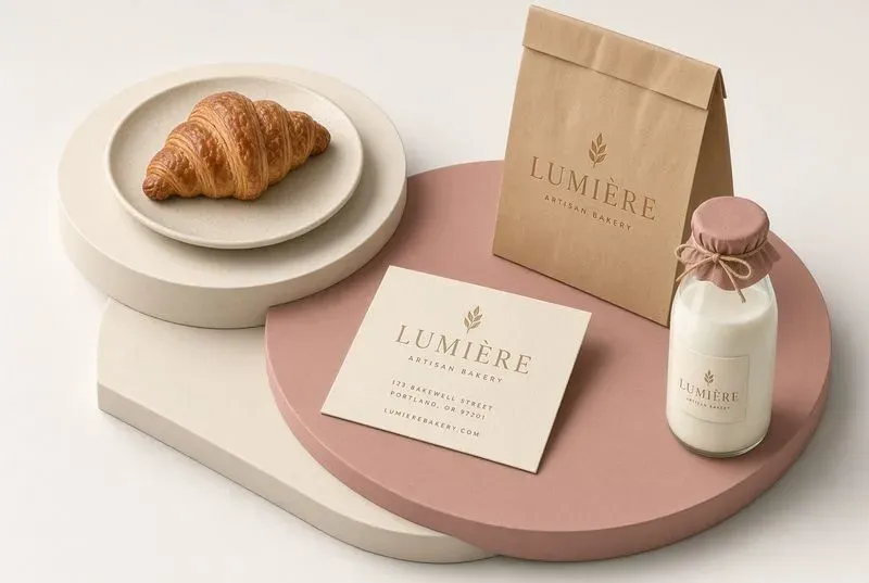 3D Brand Identity Mockup Generator