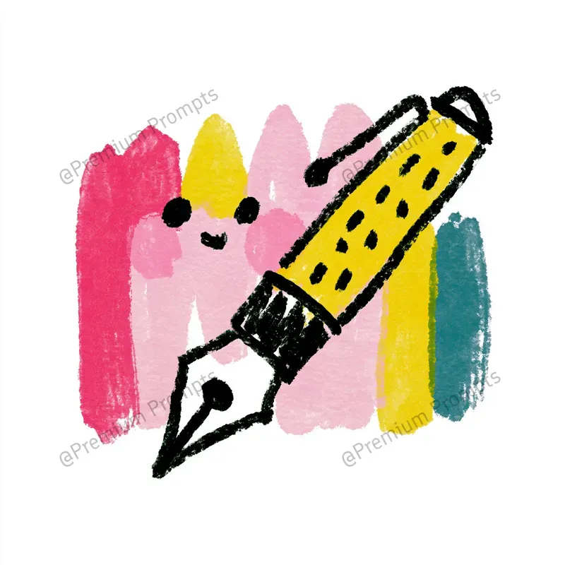 Productivity Planner Doodle Icon Stickers