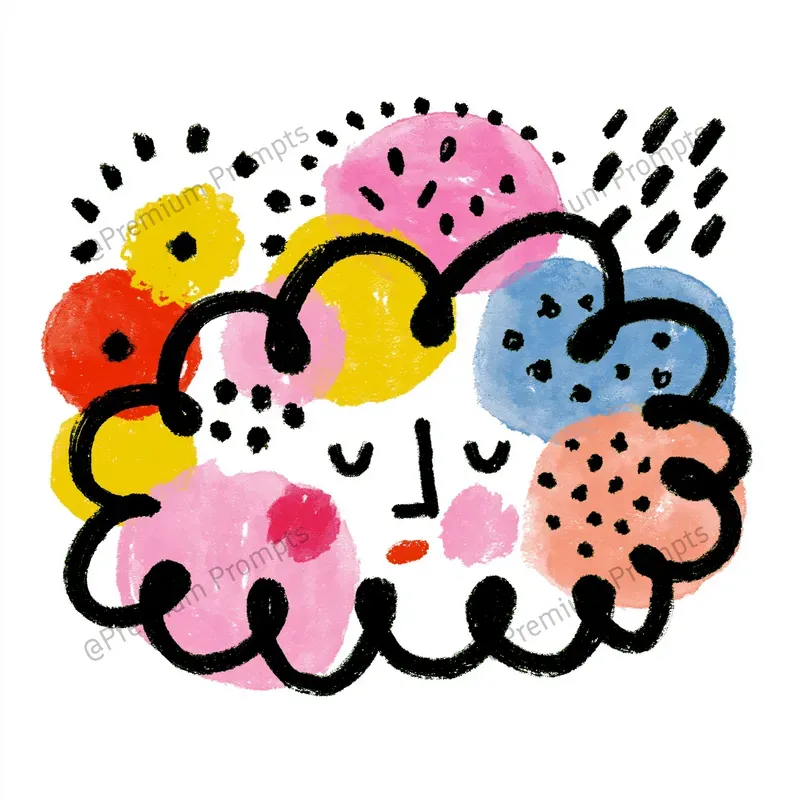 Productivity Planner Doodle Icon Stickers