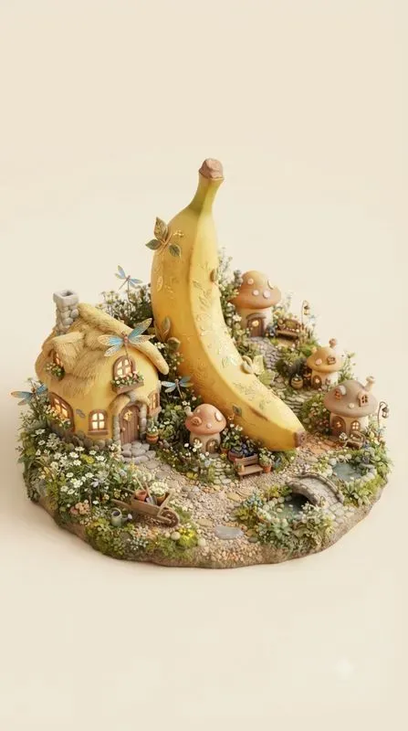 Adorable Yellow Fantasy Mini Worlds
