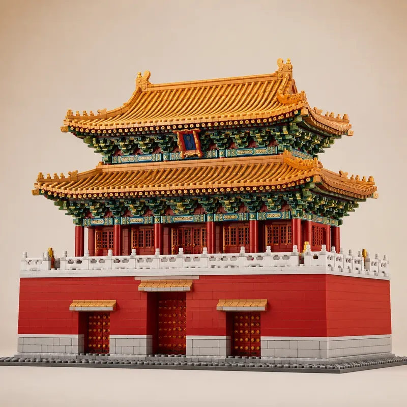 Chinese Bracket Architecture Legos