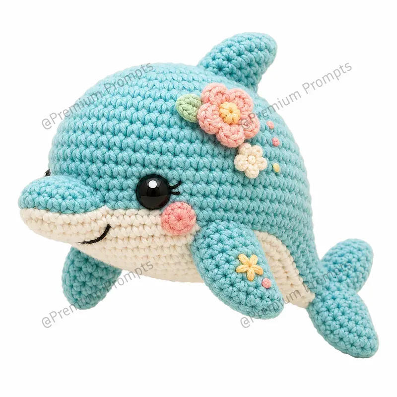 Cute Knitted Crochet Style Cliparts