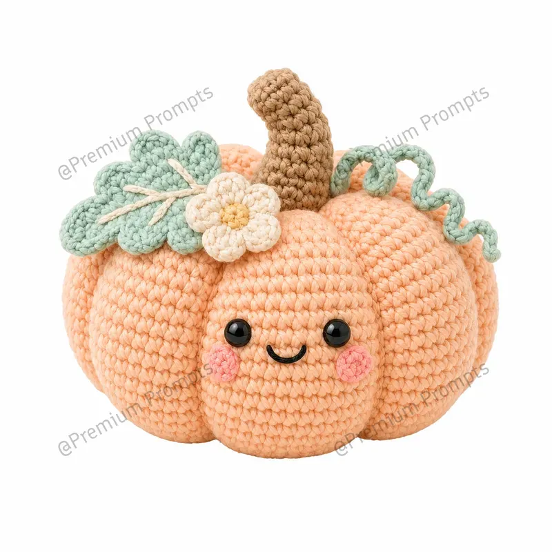 Cute Knitted Crochet Style Cliparts