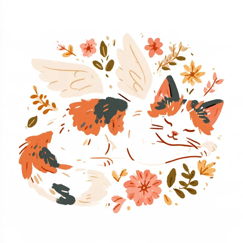 Rainbow Bridge Pet Memorial Clipart Sets