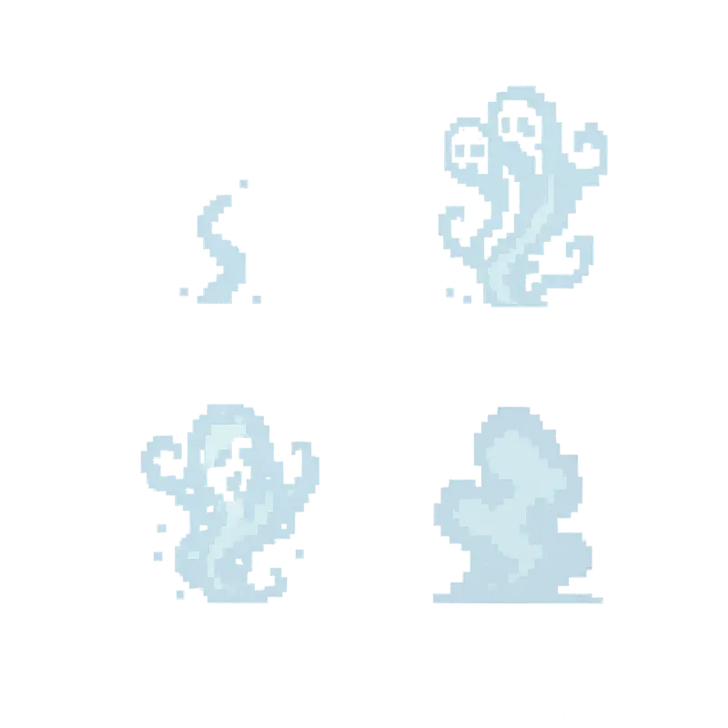 Pixel Art Explosion Animation Sets