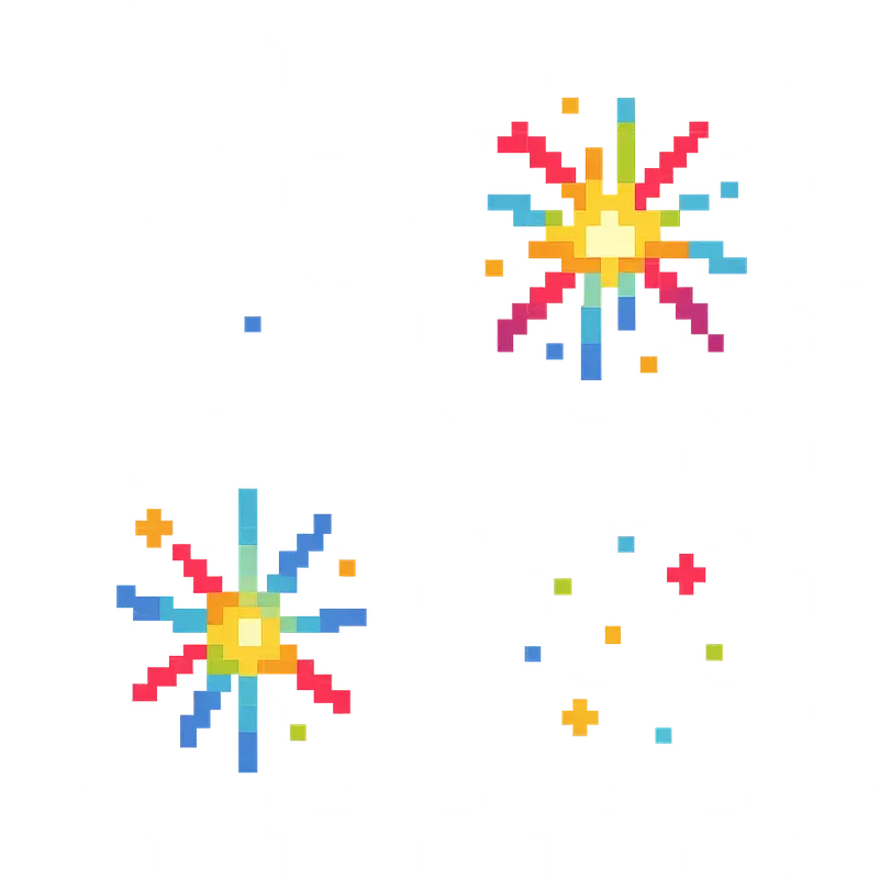 Pixel Art Explosion Animation Sets