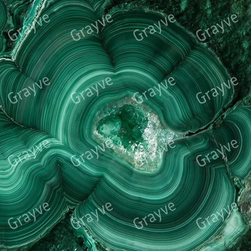 Backlit Geode Mineral Slice Art