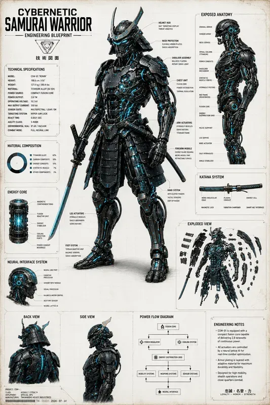 Industrial Character Blueprints