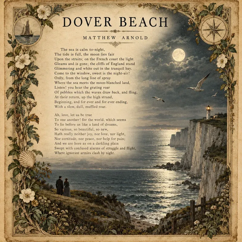 Antique Literary Poetry Posters Vintage