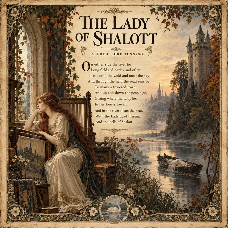 Antique Literary Poetry Posters Vintage