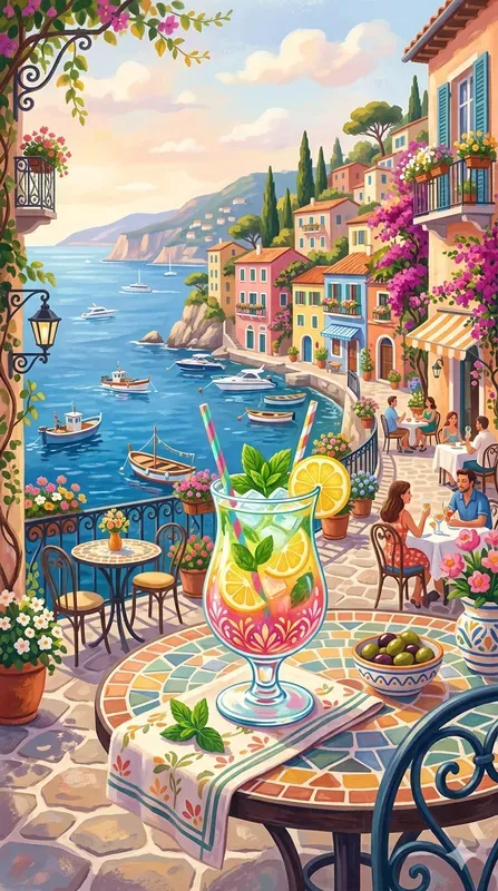 Riviera Lifestyle Illustrations