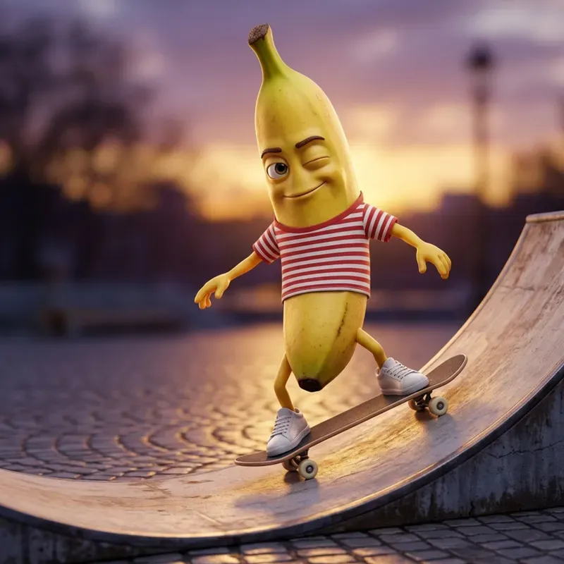 Cute 3D Anthropomorphic Fruit Characters