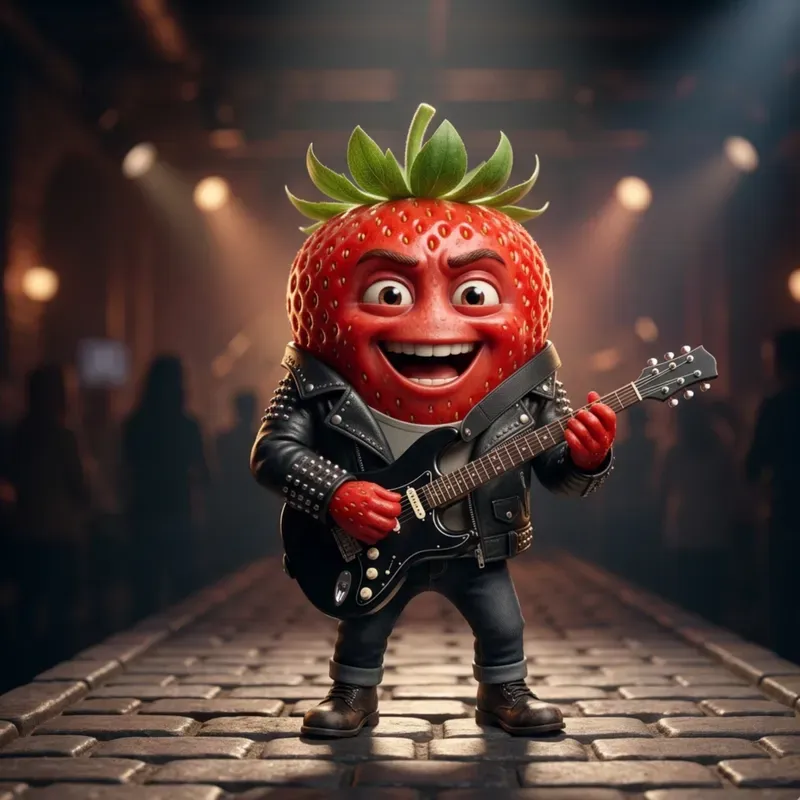 Cute 3D Anthropomorphic Fruit Characters