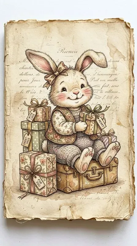 Festive Celebration Junk Journal Pages