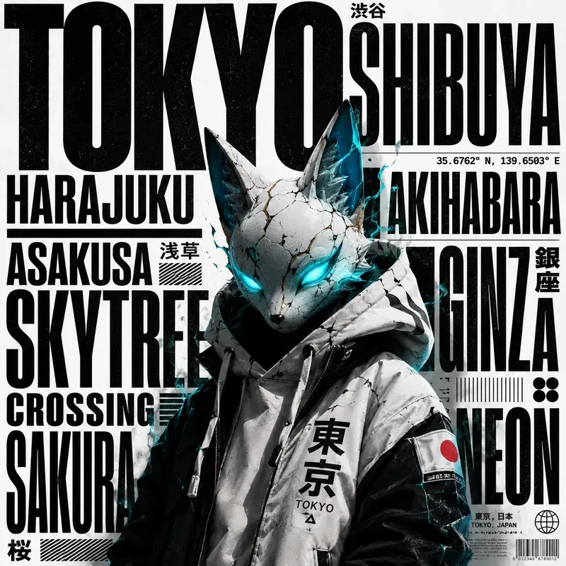 Urban Typography Character Posters