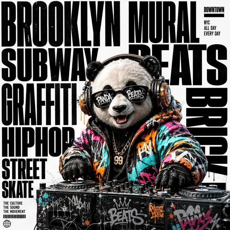 Urban Typography Character Posters
