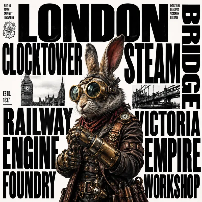 Urban Typography Character Posters