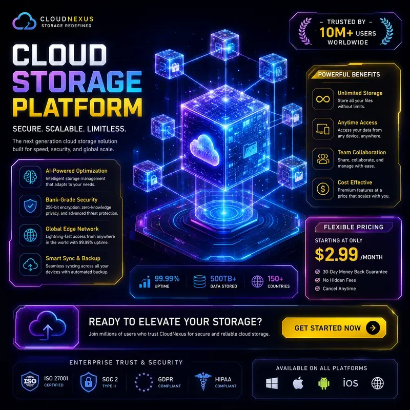 Premium Neon Tech Promo Poster Packs