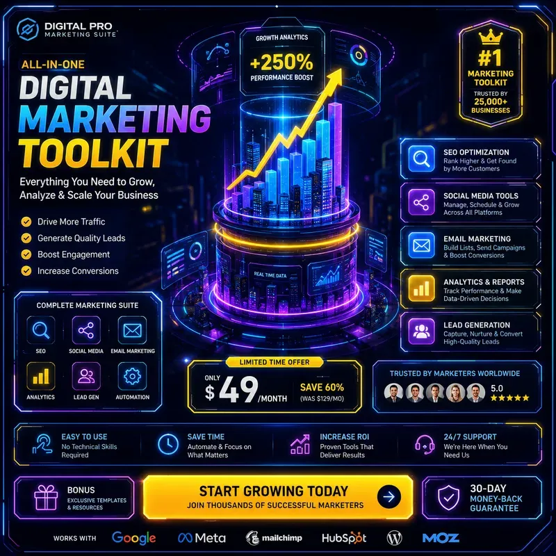 Premium Neon Tech Promo Poster Packs