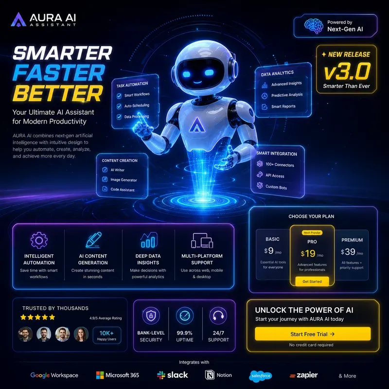 Premium Neon Tech Promo Poster Packs