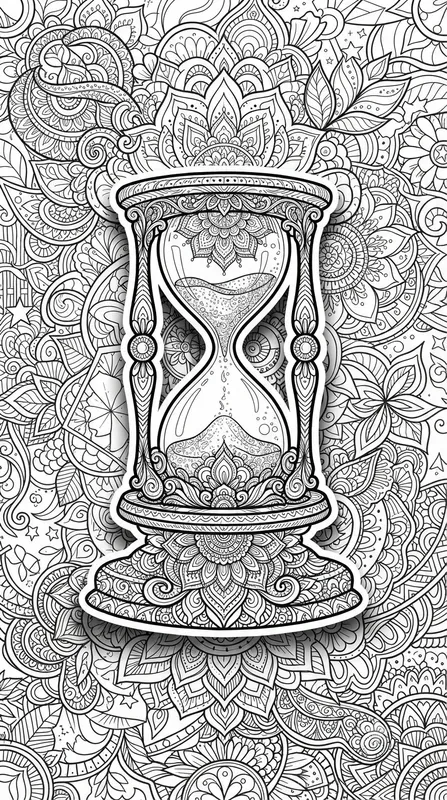3D Popup Zentangle Coloring Pages