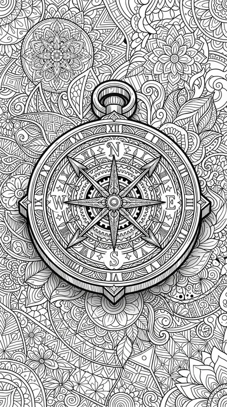 3D Popup Zentangle Coloring Pages