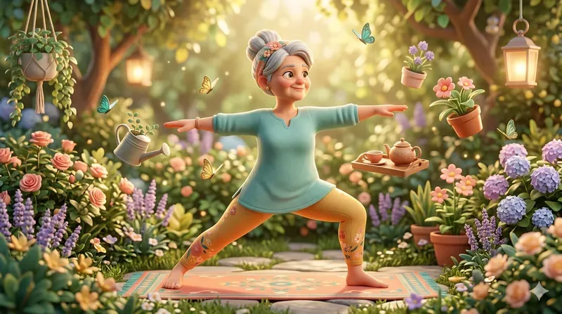 3D Elderly Wellness Blog Visual Assets