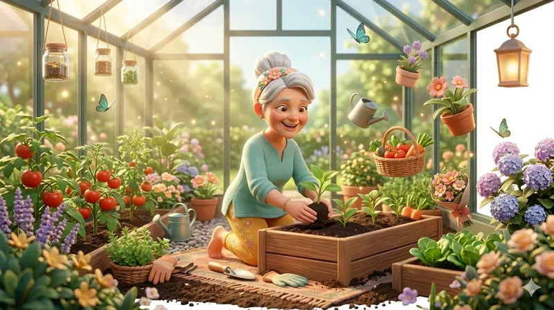 3D Elderly Wellness Blog Visual Assets