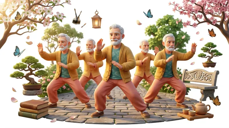 3D Elderly Wellness Blog Visual Assets