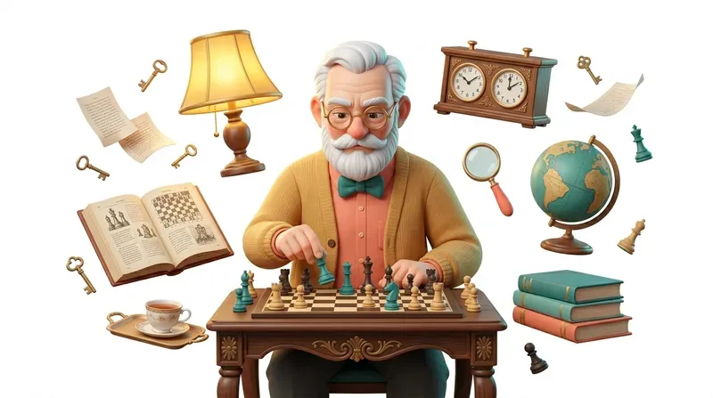 3D Elderly Wellness Blog Visual Assets