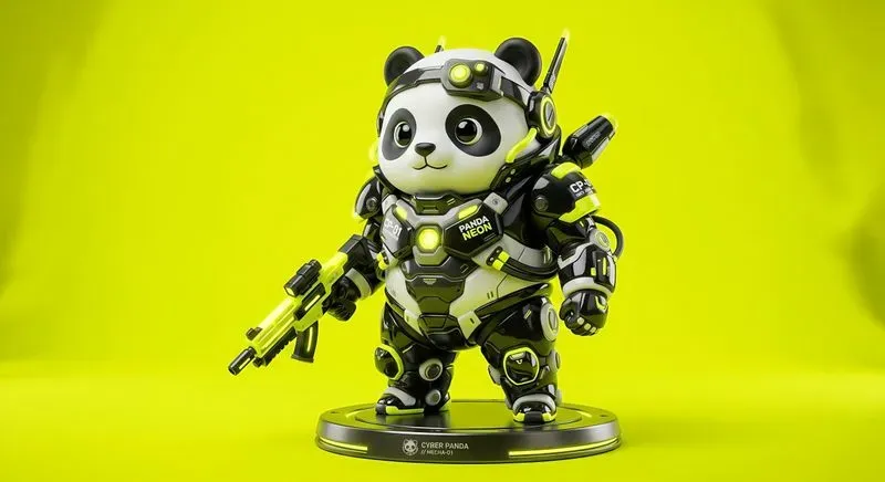 3D Cyberpunk Cute Vinyl Toy Creators