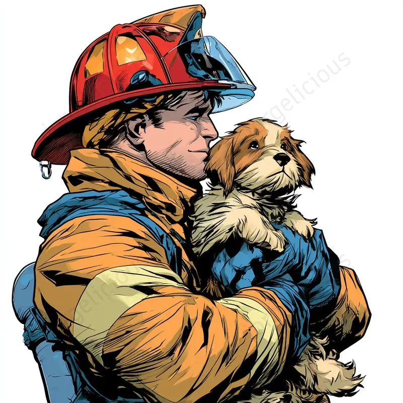 Bold Comic Character Illustrations