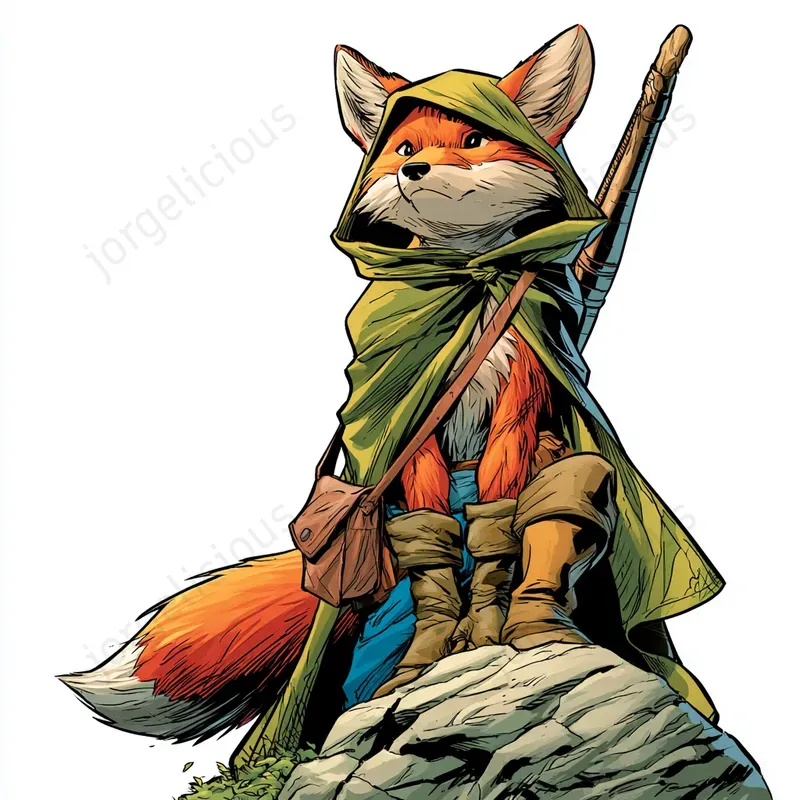 Bold Comic Character Illustrations