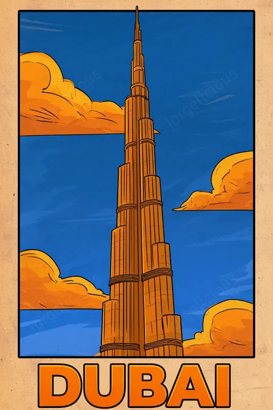 Retro Comic City Travel Posters
