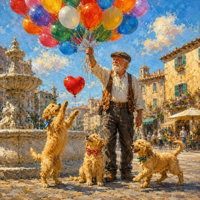 Balloon Man Friends