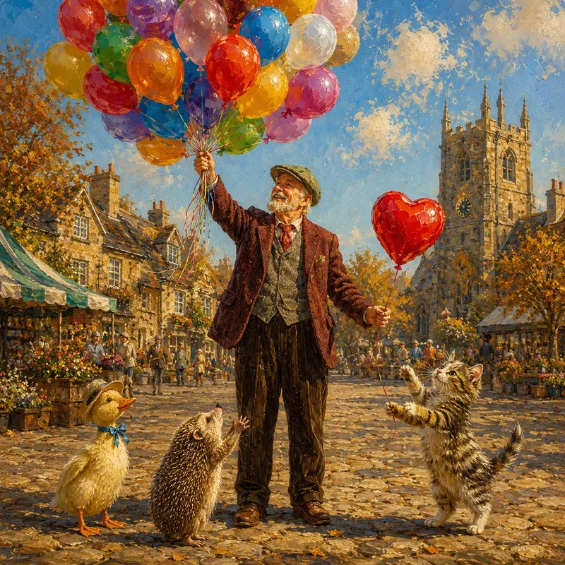 Balloon Man Friends