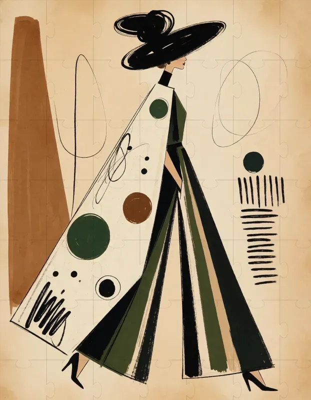Modernist Fashion Illustration Generator