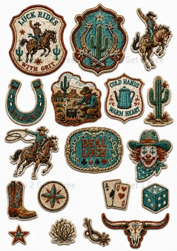 Raised Embroidered Patches