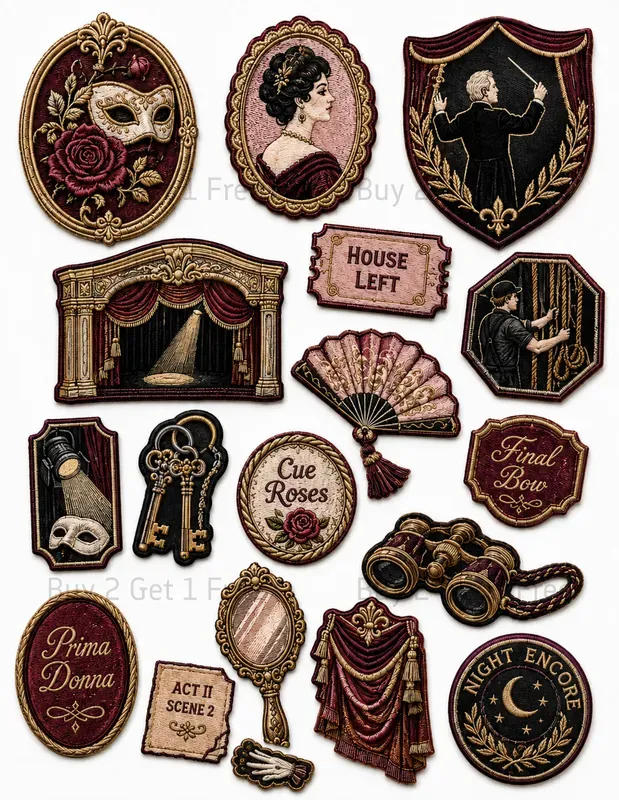 Raised Embroidered Patches