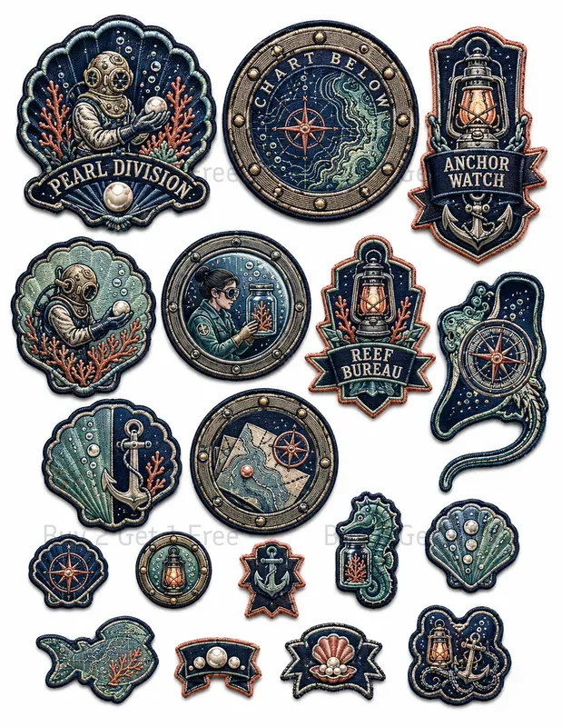 Raised Embroidered Patches