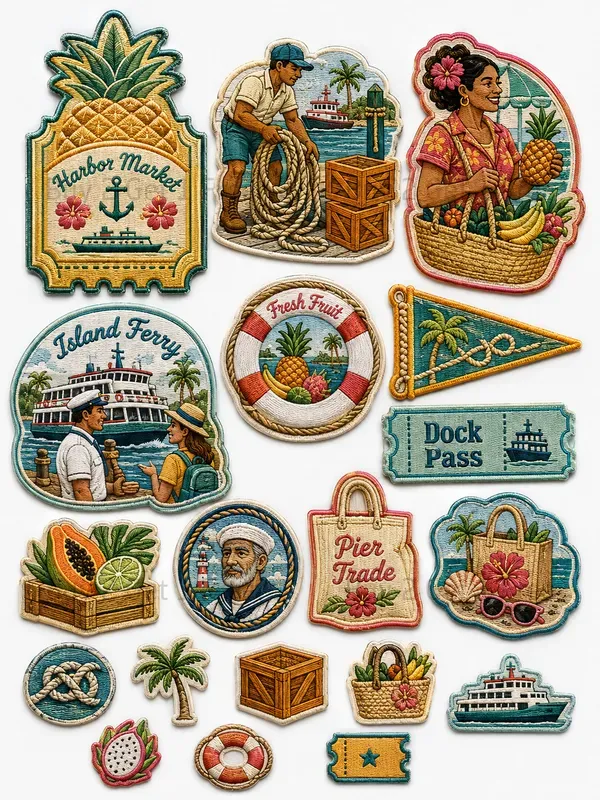 Raised Embroidered Patches